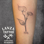 Lanza Tattoo Puerto del Carmen Lanzarote Flower