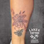 Lanza Tattoo Puerto del Carmen Lanzarote Flower