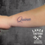 Lanza Tattoo Puerto del Carmen Lanzarote Lettering Name
