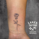 Lanza Tattoo Puerto del Carmen Lanzarote Rose